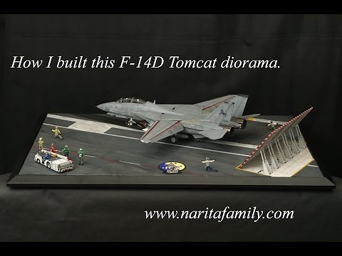 How to build 1/32 Tamiya F-14 Tomcat diorama 6 months project in 5 min