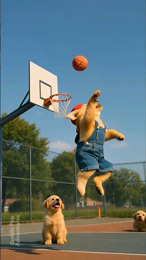 You Won't Believe This Dog's Basketball Skills!