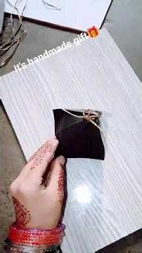 DIY hand made gift box 🎁/with easy tutorial step 😁🪜