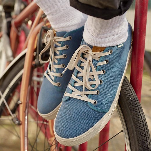 Introducing the TOMS TRVL LITE. A lightweight, go-anywhere collection, as worn by Joshua Coombes. Available now at schuh. | schuh