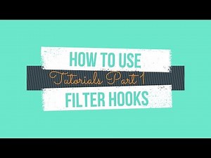 How to use wordpress filter hooks - Part 1 Tutorial - Wordpress MVC