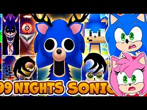 Sonic and Amy watch SONIC EXE OC Phase 1-56 VS Phase 57 (99 Nights Sonic) in Incredibox Sprunki