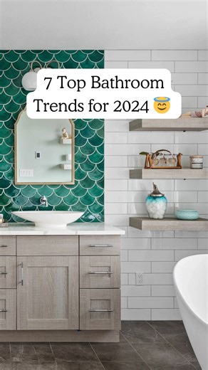 Top 7 Bathroom Trends of 2024 #bathroom #bathroomgoals #bathroomdecor #BathroomDesign #bathroomdesign | Decor Home Ideas