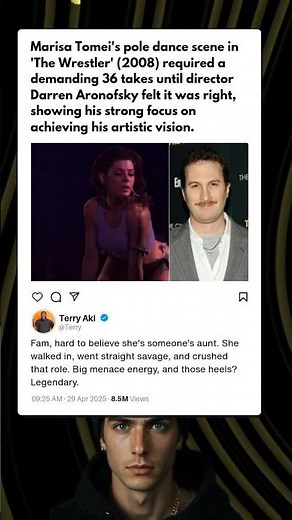 Marisa Tomei's Grueling Pole Dance Scene in 'The Wrestler'