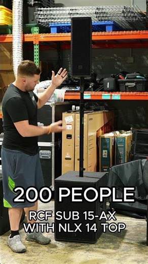 I made an in depth video on why you should use these speakers for different crowd sizes 👀👀