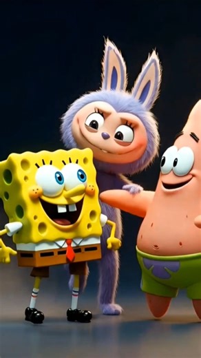 SpongeBob & Patrick Join Bobo’s Puppet for a Silly Dance! #shorts #cartoon #spongebob #forkids