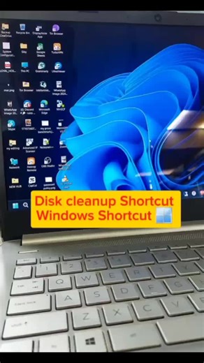 How to run disk cleanup in windows 10/11 Shortcut🔥🙉#computertricks #...