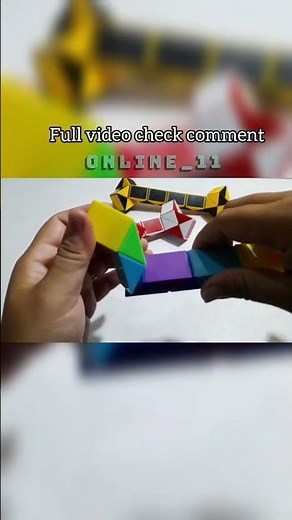 Short Rubik's snake 24 bone shape
