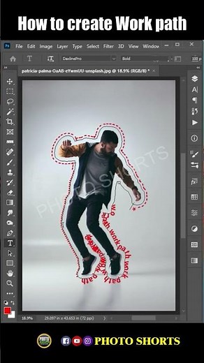 How to work path in Photoshop | RK Graphics Barbil