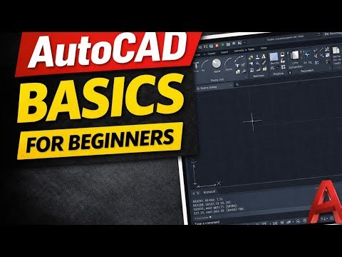 AutoCAD Basics for Beginners | Step-by-Step Tutorial ⭐