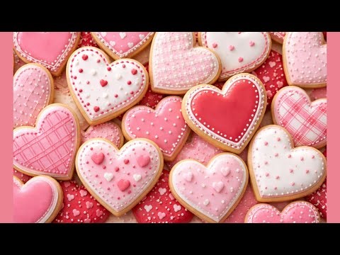 Flawless Valentines Day Heart Cookies at Home #valentinesday