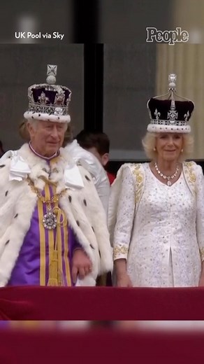 568K views · 147 reactions | King Charles and Queen Camilla make their Buckingham Palace balcony debut as monarch and Queen Consort! | People | Facebook