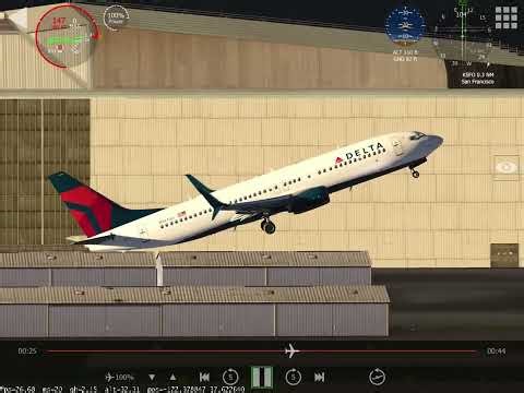 DELTA 737-800 TAKE OFF