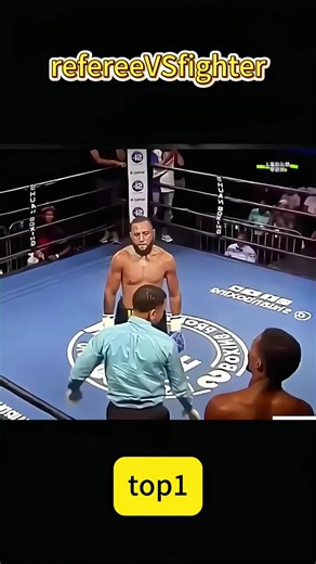 Top5 best referee VS fighter#boxing🥊 #funny #tiktok #referee #fighters