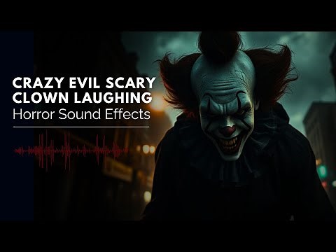 Crazy Horror Clown Laughing 🔊