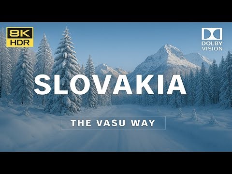 Slovakia in Winter | Breathtaking Snow-Covered Landscapes in 8K HDR