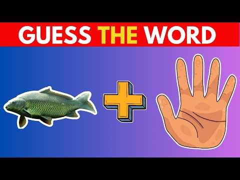 Guess The Word By EMOJI | Words Emojis Quiz Challenge For Kids