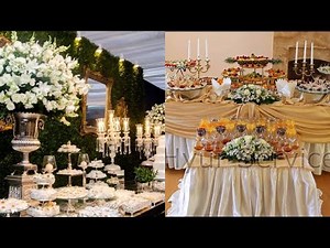 Wedding 💒 Buffets Decoration Ideas/ Buffet Table Decor