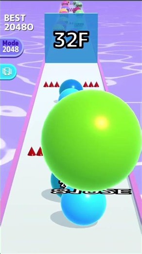 Ball Run 2048 High Score Game Play | Roha Gaming 228 #gamer #gamer #gaming #shortsfunny