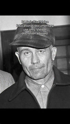Ed Gein Real Voice from police interrogation #edgein #edgeinvoice #serialkiller #truecrimedocumentary #truecrime | Violet Red