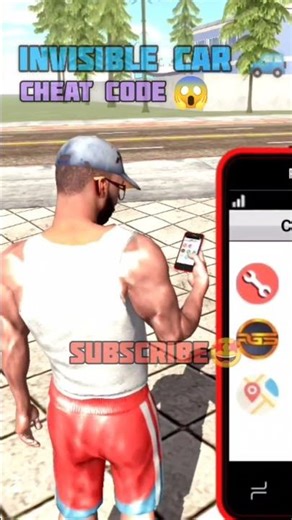 INVISIBLE CAR 😨 CHEAT CODES INDIAN BIKE DERVING #viral #funnyclip #gaming #indianbikesdriving3D #sh