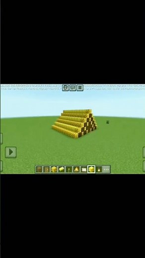 Behold the tiny Ferrero Pyramid house build #minecraft