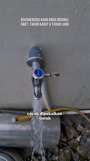 Kran air tembok/ mesin cuci ONDA original. lebih awet tahan karat & tahan lama #ondaindonesia