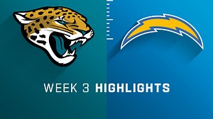 Jaguars vs. Chargers highlights | Week 3