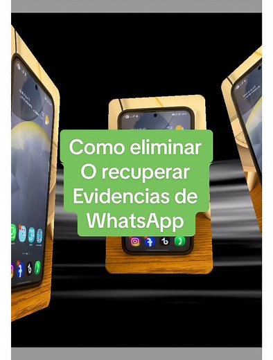 1K views · 1.6K reactions | Cómo eliminar o recuperar evidencias de WhatsApp #tips #smartphone #technology #whatsapp #android | Gerardo Rocas | Facebook