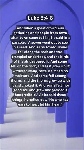 Jesus Saves | Luke 8:4-8 | Daily Bible Verse