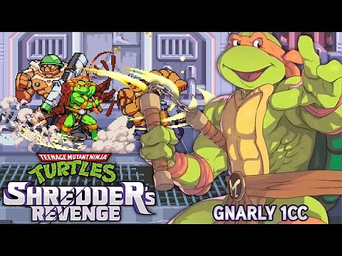 TMNT: Shredder's Revenge - Arcade Mode - Gnarly 1CC (Michelangelo)