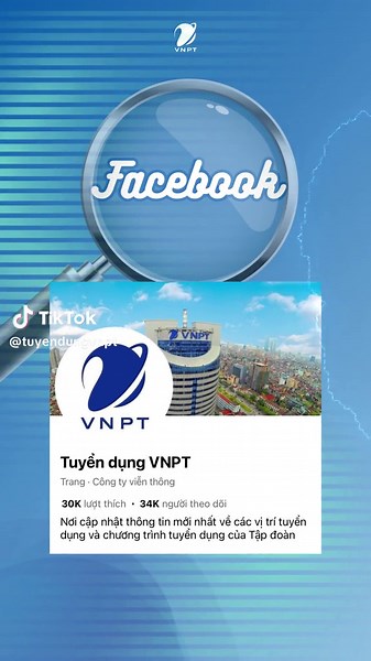 Tuyển dụng VNPT (@tuyendungvnpt) - ⚡ Các bạn lưu lại các kênh tuyển dụng chính thống của VNPT để tránh gặp phải lừa đảo tuyển dụng nhé ⚡ __________ 🌐 Website: https://tuyendung.vnpt.vn/ ✉️ Facebook: https://www.facebook.com/tuyendungVNPT/ 🔗 LinkedIn: https://www.linkedin.com/in/vnpt-group/ 🎥 TikTok: https://www.tiktok.com/@tuyendungvnpt #tuyendungVNPT #VNPTgroup