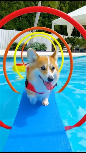 Get ready for the most athletic dogs taking on a massive challenge! 🤯 Watch this compilation of amazing breeds mastering a custom-built parkour obstacle course right over a swimming pool. The speed, agility, and near-misses are incredible. Will they stay dry? 🌊 #DogLovers #AmazingDogs #ParkourChallenge #DogVideos #FeelGood | Nice Animal Comedy