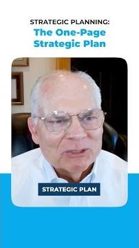The One-Page Strategic Plan | Why Simpler Strategy Executes Better