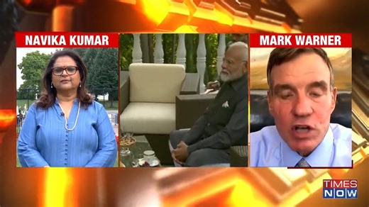 4.1K views · 109 reactions | Frankly Speaking - The Washington D.C Edition 'Prime Minister Modi is extraordinarily popular': U.S Senator Mark Warner in conversation with Navika Kumar | TIMES NOW | Facebook