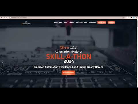 UiPath Academic Alliance Skillathon-2024 certification process walkthrough