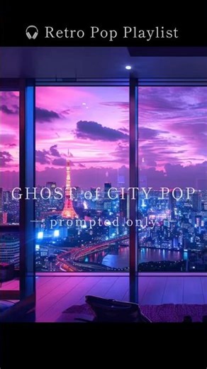 🎧 Retro Pop Playlist Vol.2 ｜ GHOST of CITY POP — prompted only —