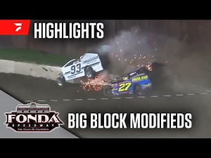 Championship Night | Big Block Modifieds at Fonda Speedway 8/10/24 | Highlights