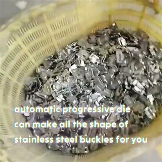 progressive die for stainless steel strapping wing seal tiger teeth buckle