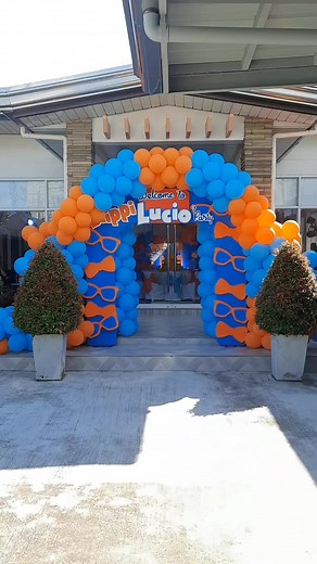 Blippi Themed 3rd Birthday Balloon Decoration Setup