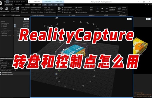 RealityCapture 转盘和控制点怎么用