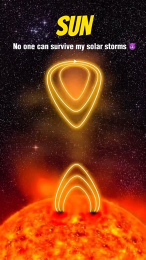 Earth’s Magnetic Field vs Solar Storms #science #space #earth #shorts