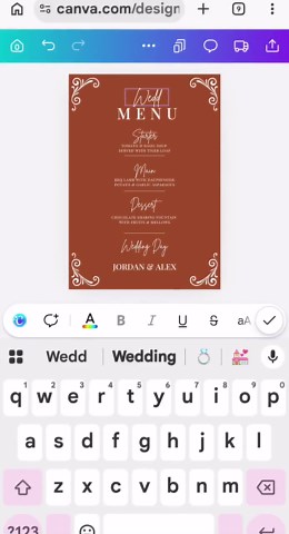 Terracotta Wedding Menu Template | Boho Reception Signage (digital Download) - Etsy