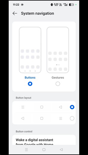 navigation button kaise change kare | how to hide the navigation bar in Realme #shorts