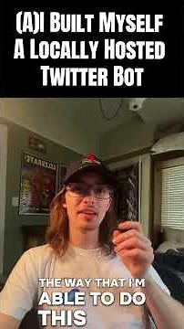 I’m Locally Hosting My Own Twitter Bot. #tech #techtok #ai #twitter #hosting