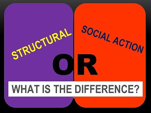 A*Sociology: Structural V Social Action theories