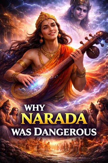 Why Narada Was the Most Dangerous Sage | Hindu Mythology Truth #sanatandharma