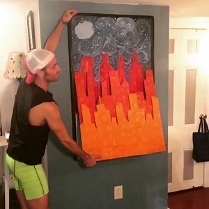 1.6M views · 3.7K shares | These guys brilliantly turned their wall art into a table!  | UNILAD | Facebook
