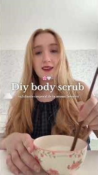 DIY BODY SCRUB 🤍🫧