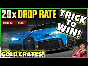 Trick To Win Bugatti Chiron Pur Sport GOLD CRATE x20!!! | CSR RACING 2